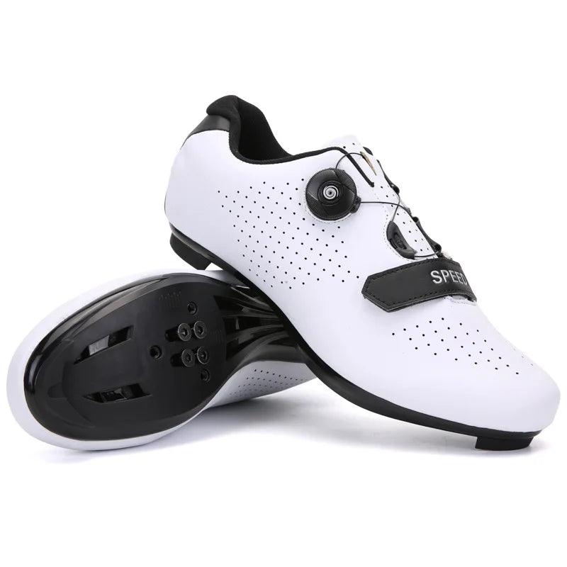 whytesole Men Cycling Sneaker Mtb Flat Shoes Cleat Self-Locking Mountain sapatilha ciclismo mtb Bike Shoes Women Road Bicycle - L & M Kee, LLC