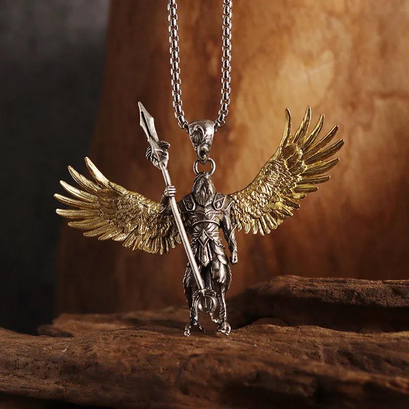 Mythical Unicorn Pegasus Wings Pendant Horse Constellation Necklace Men and Women Trend Jewelry Couple Gift - L & M Kee, LLC