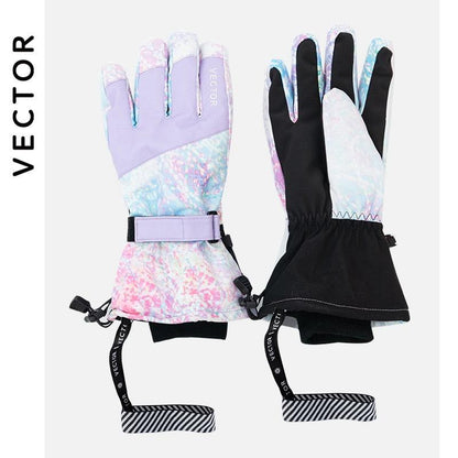 Extra Thick Men Women 2-IN-1 Mittens Ski Gloves - L & M Kee, LLC