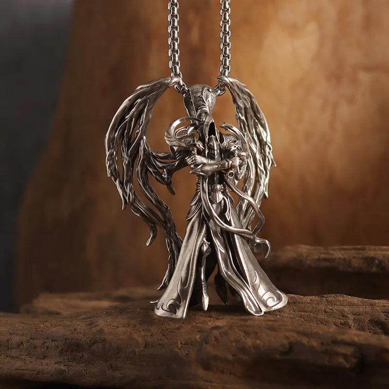 Mythical Unicorn Pegasus Wings Pendant Horse Constellation Necklace Men and Women Trend Jewelry Couple Gift - L & M Kee, LLC