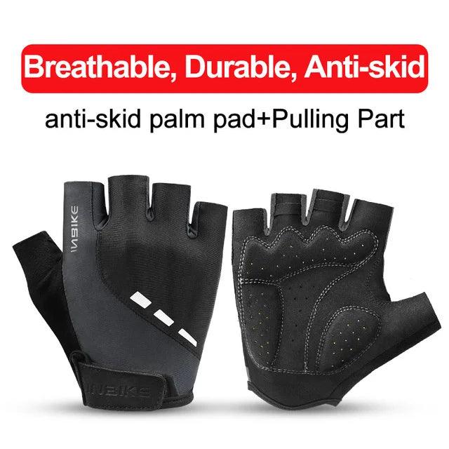 INBIKE Shockproof GEL Pad Cycling Gloves Half Finger Sport Gloves Men Women Summer Bicycle Gym Fitness Gloves MTB Gloves IF239 - L & M Kee, LLC