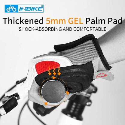 INBIKE Shockproof GEL Pad Cycling Gloves Half Finger Sport Gloves Men Women Summer Bicycle Gym Fitness Gloves MTB Gloves IF239 - L & M Kee, LLC