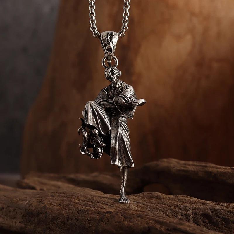 Mythical Unicorn Pegasus Wings Pendant Horse Constellation Necklace Men and Women Trend Jewelry Couple Gift - L & M Kee, LLC