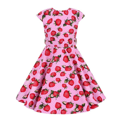 Polka Dot Vintage Girls Dress - L & M Kee, LLC