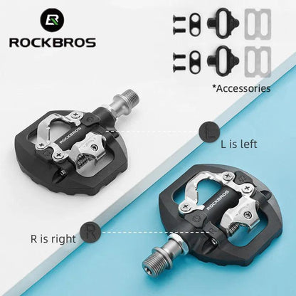 MTB Pedals Sealed Bearing Lock Pedal Road Cycling Pedal Ultralight Pedals Die Casting Nylon Pedals Bicycle Pedals Part - L & M Kee, LLC