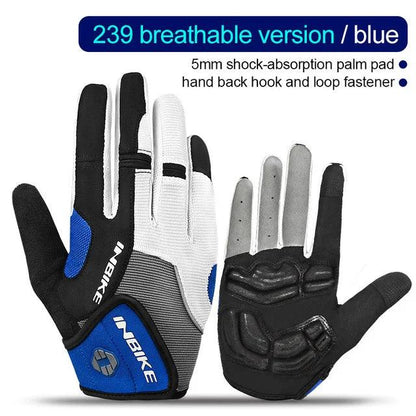 INBIKE Shockproof GEL Pad Cycling Gloves Half Finger Sport Gloves Men Women Summer Bicycle Gym Fitness Gloves MTB Gloves IF239 - L & M Kee, LLC