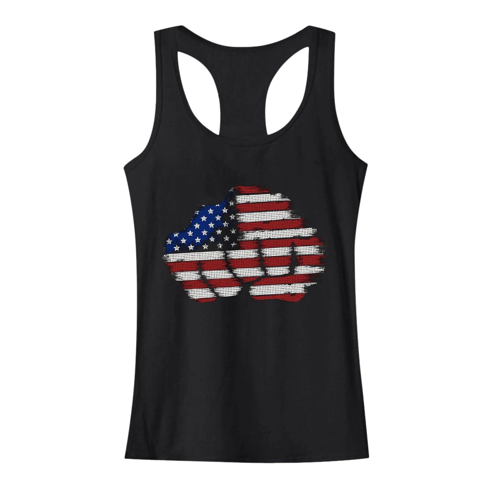 Freedom American Flag Usa Stars Stripes Patriotic Graphic Tee - L & M Kee, LLC