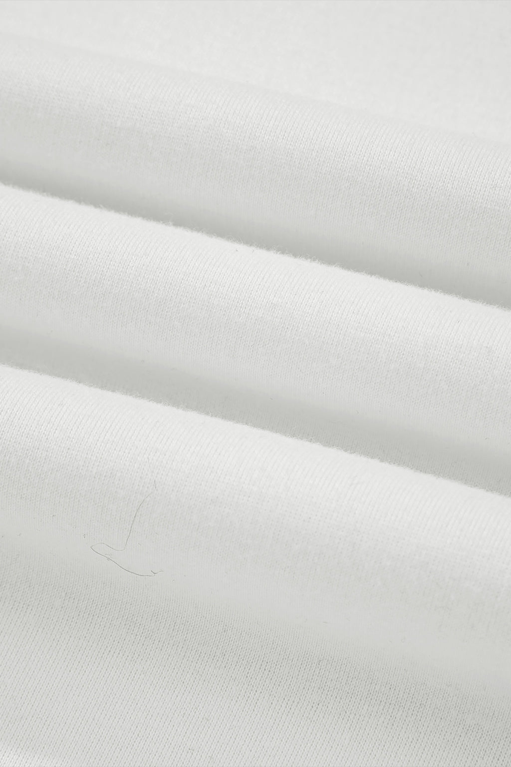 White Oversize Drop Shoulder Reversible Mock Neck Sweatshirt