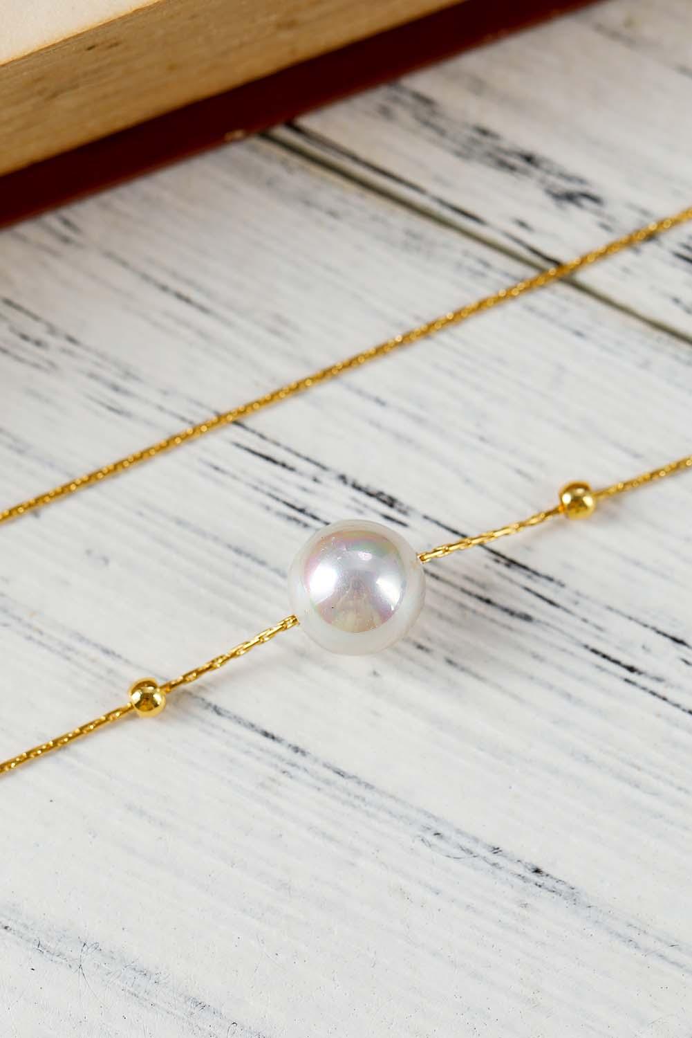 Pearl Pendant Necklace - L & M Kee, LLC