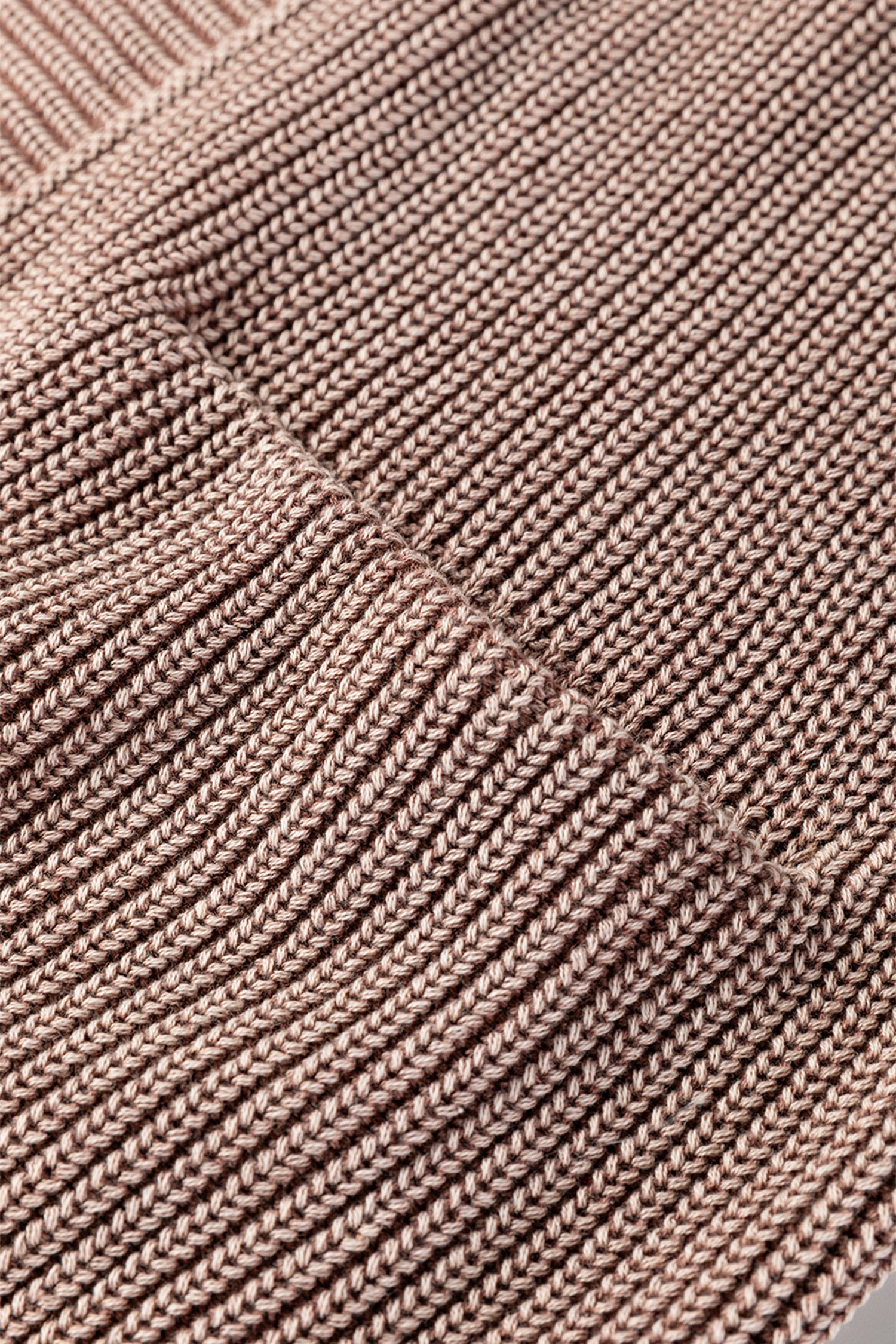 Chestnut Mineral Wash Exposed Seam Patchwork Knit Open Sweater Cardigan