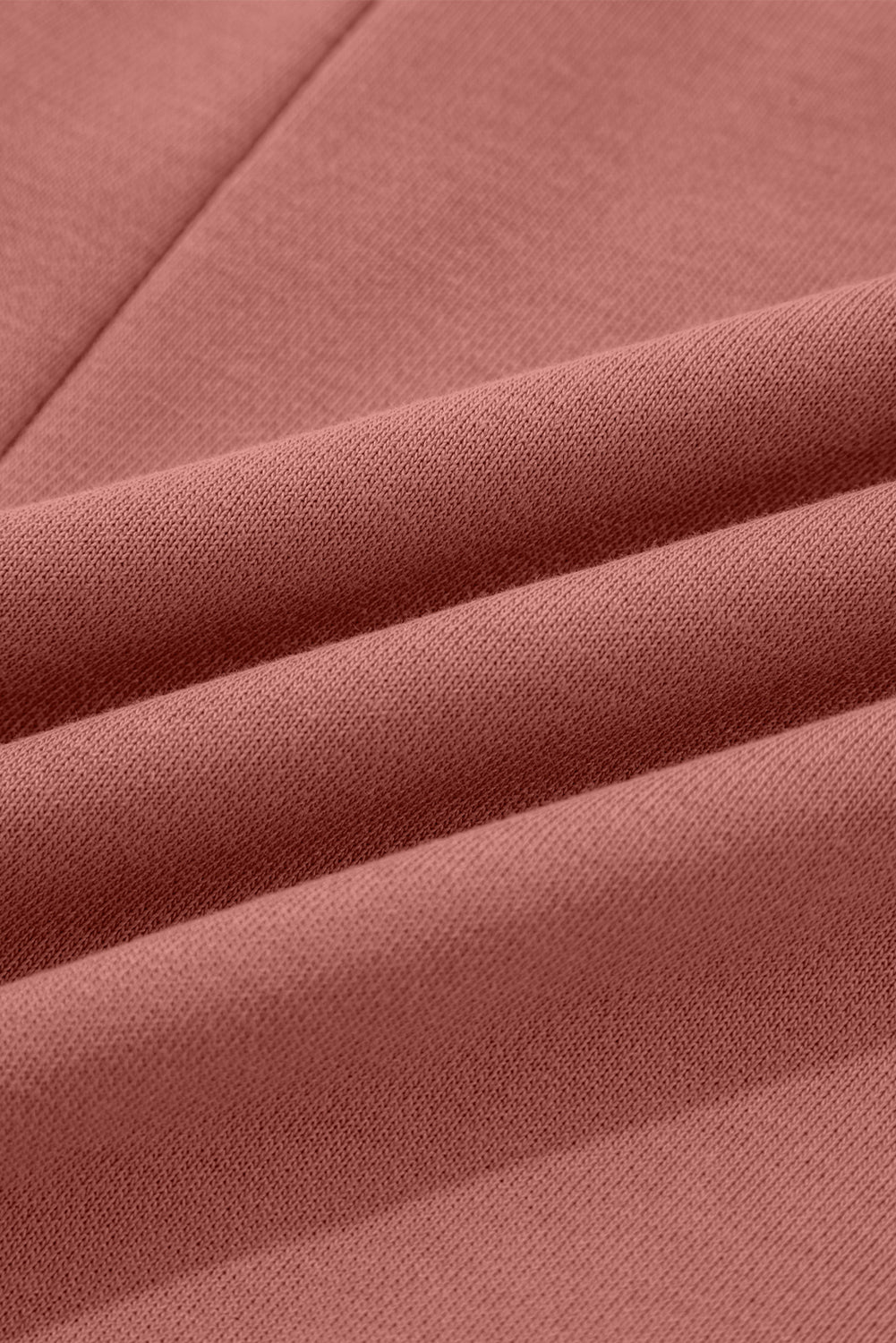 Rose Pink Contrast Star Patchwork Exposed Seam Uneven Hem Drop Shoulder Sweatshirt