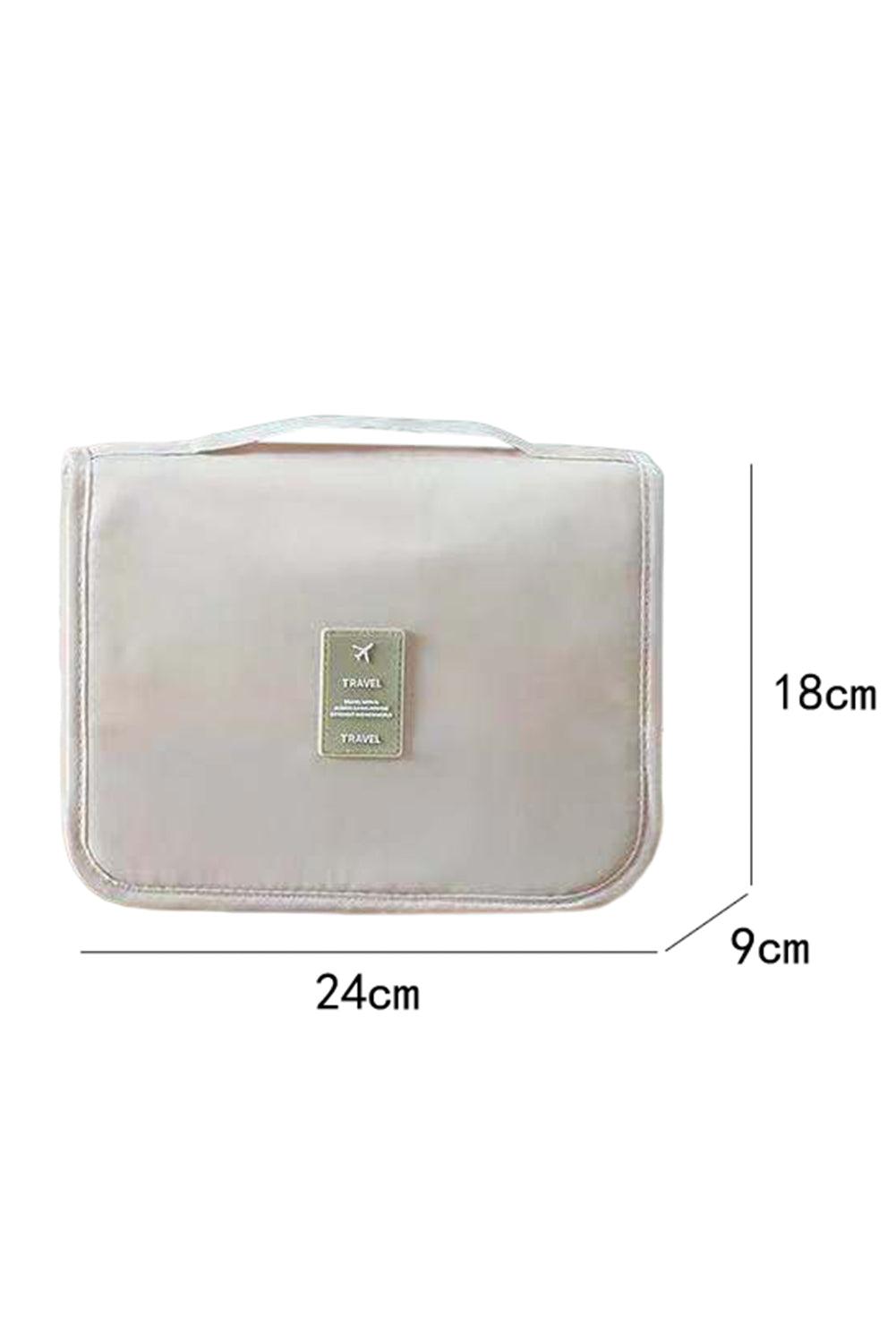 Apricot Multi-functional Make Up Organizer Travel Toiletry Bag - L & M Kee, LLC