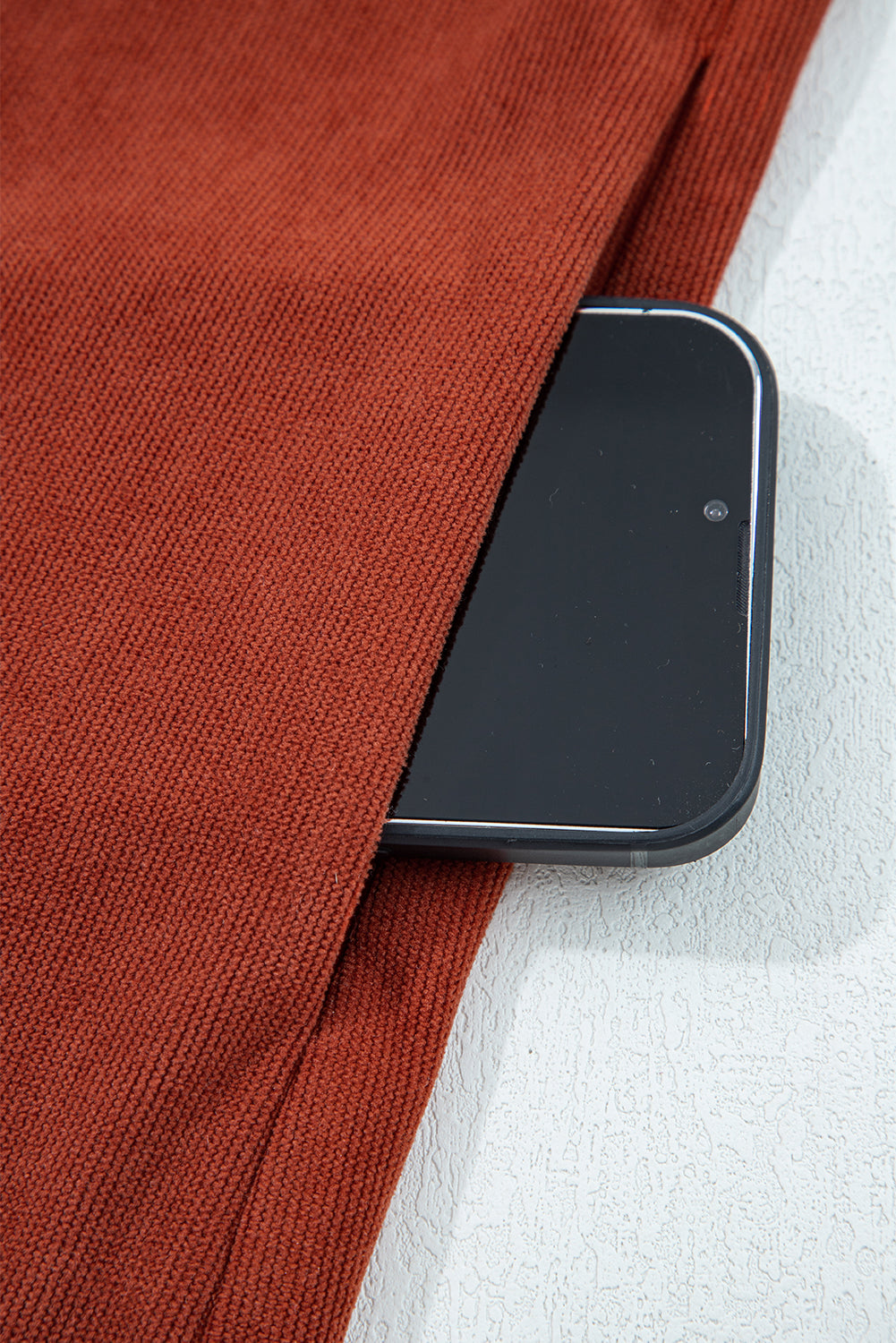 Gold Flame Velvet Flap Pockets Drop Shoulder Casual Shacket