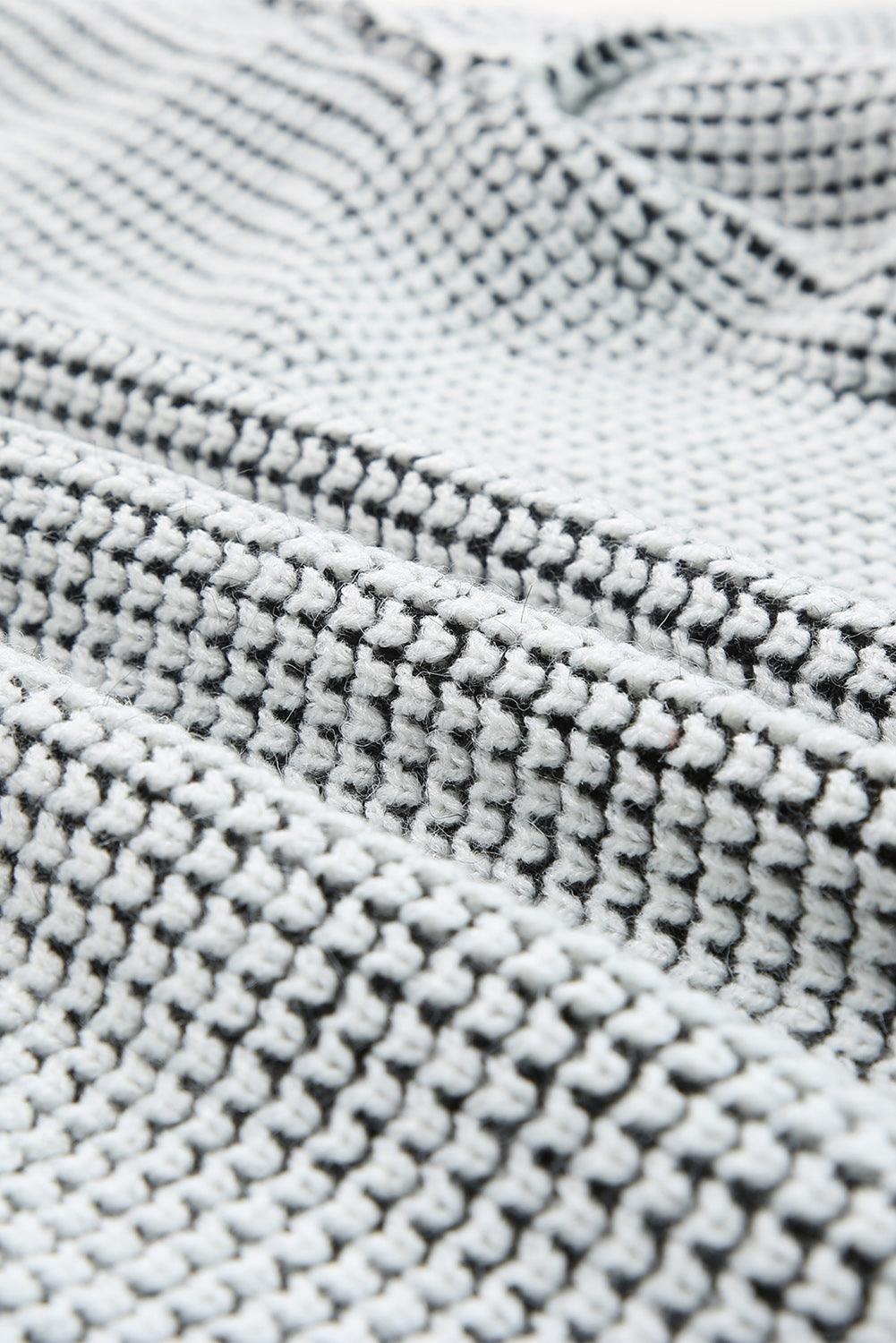 Gray Plus Size Textured Knit Cardigan - L & M Kee, LLC