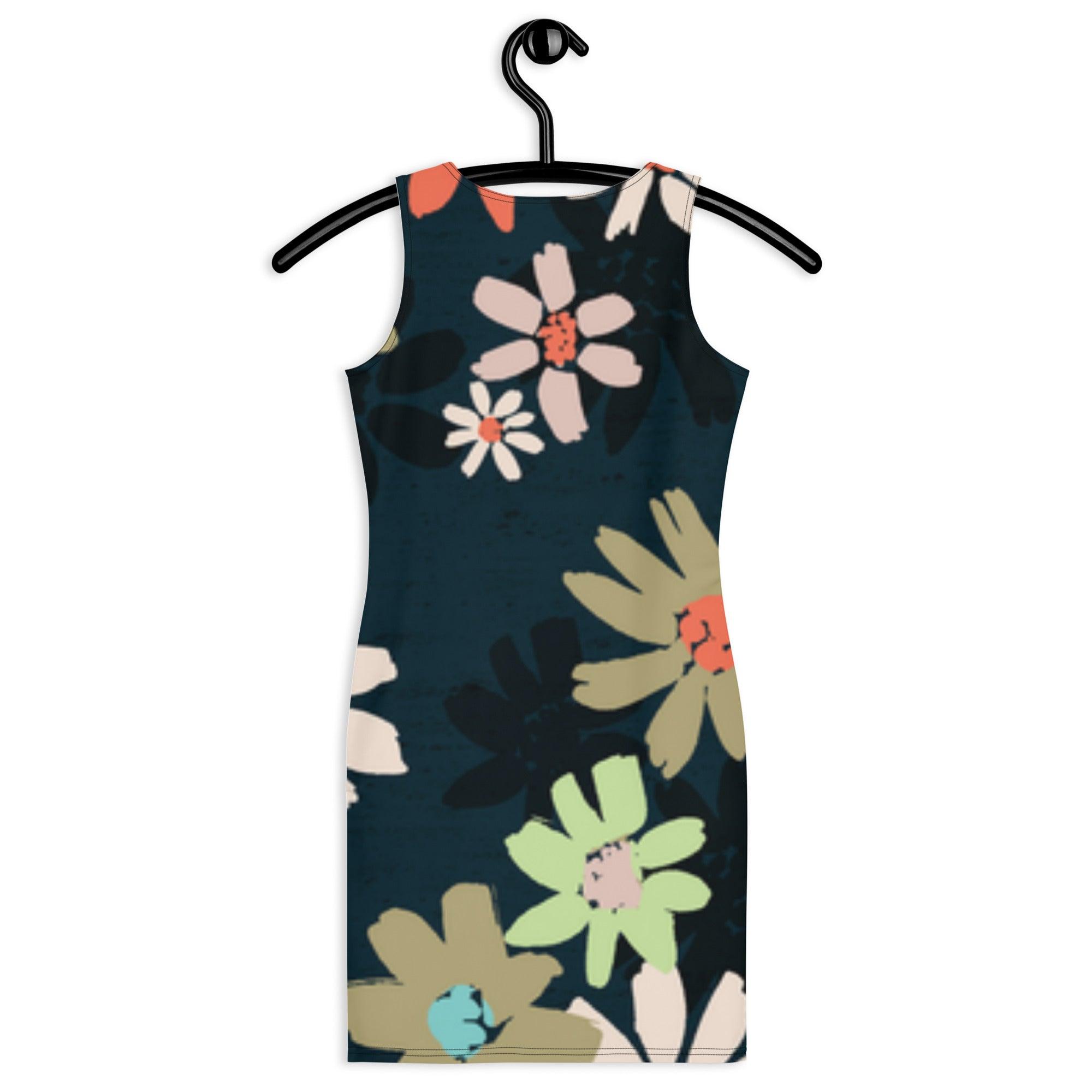 Dark Flower Dress - L & M Kee, LLC