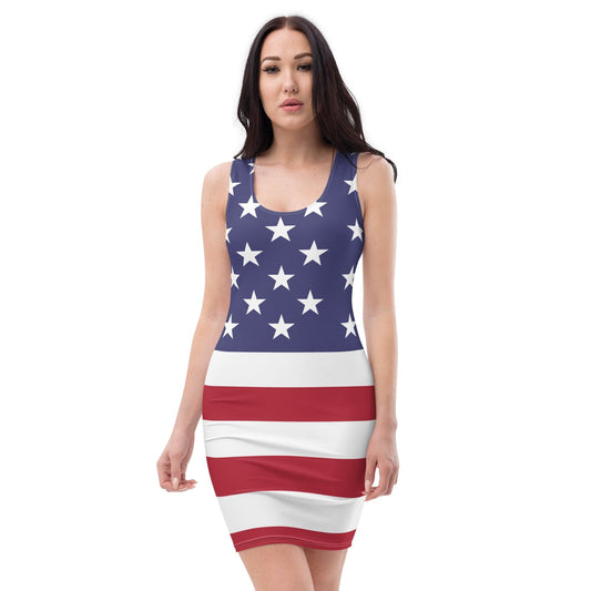 Stars and Stripes Dress - L & M Kee, LLC