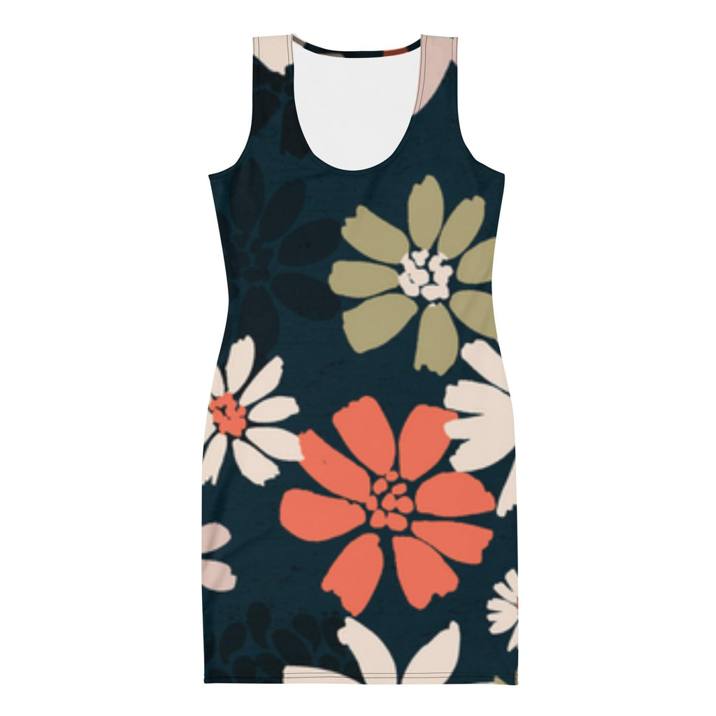 Dark Flower Dress - L & M Kee, LLC