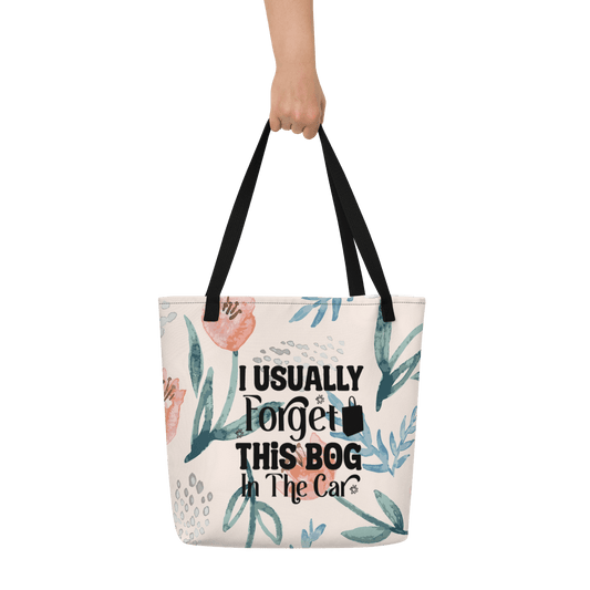 Usually Forget Large Tote Bag - L & M Kee, LLC