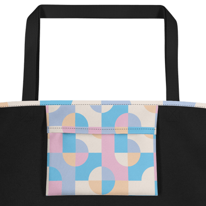 Too Many Tabs Large Tote Bag - L & M Kee, LLC