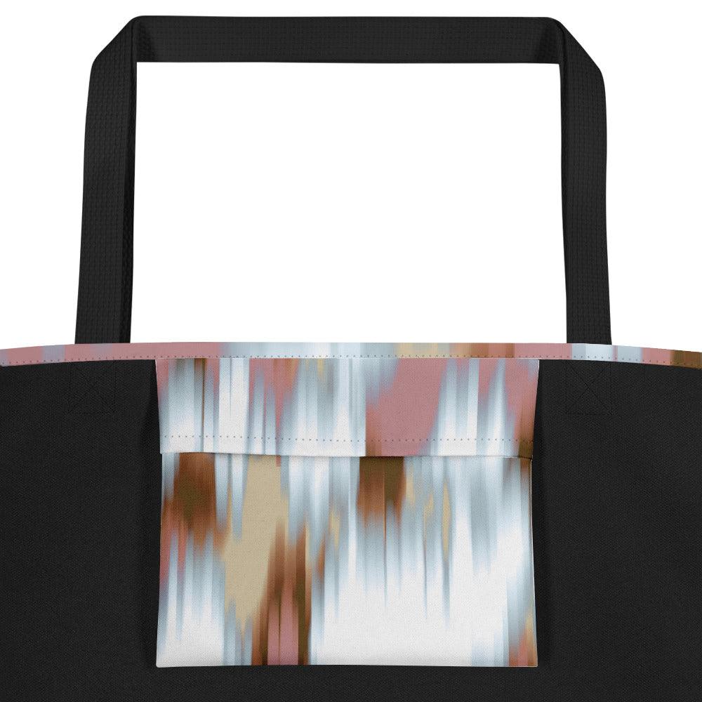 Basset Hound Love Large Tote Bag - L & M Kee, LLC