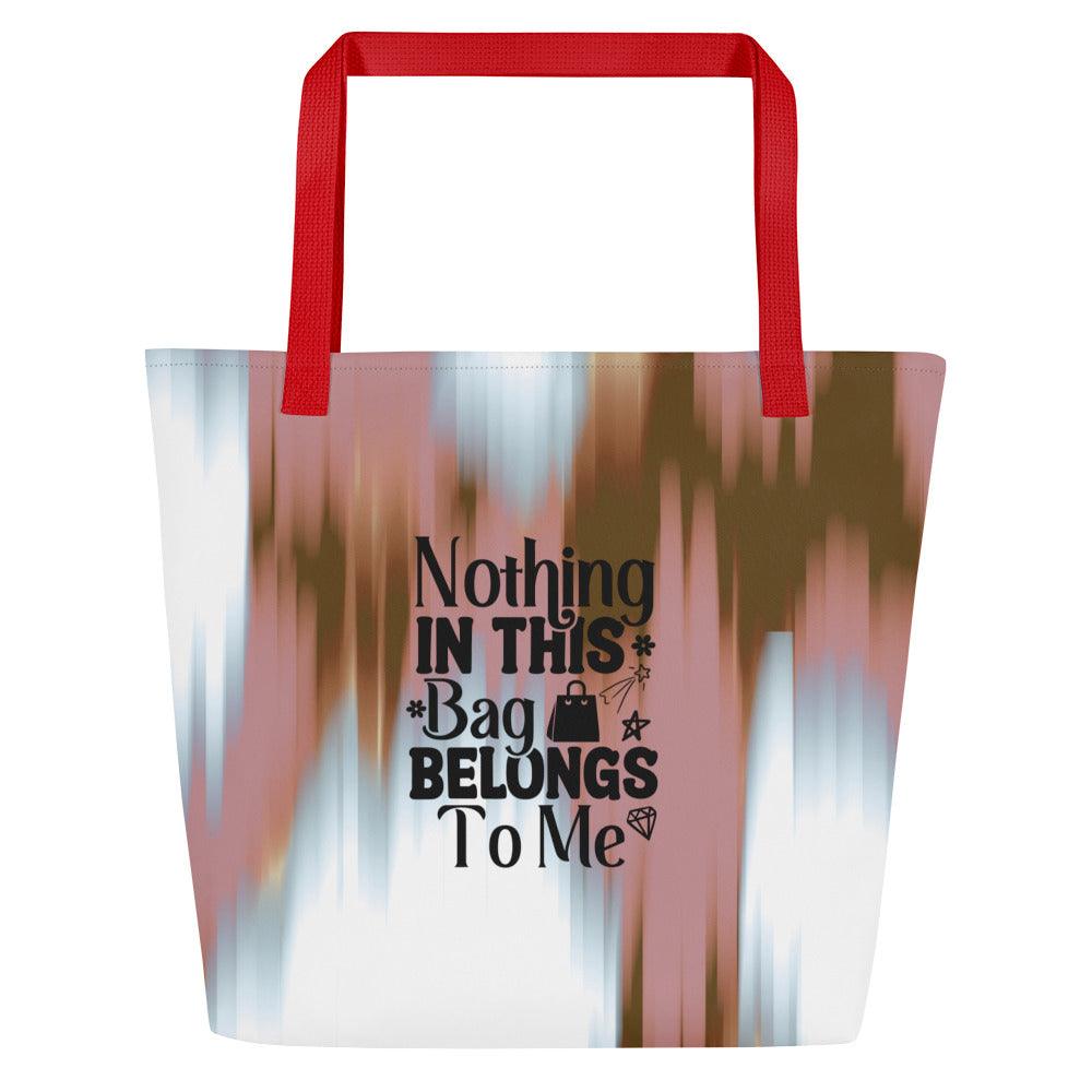 Basset Hound Love Large Tote Bag - L & M Kee, LLC