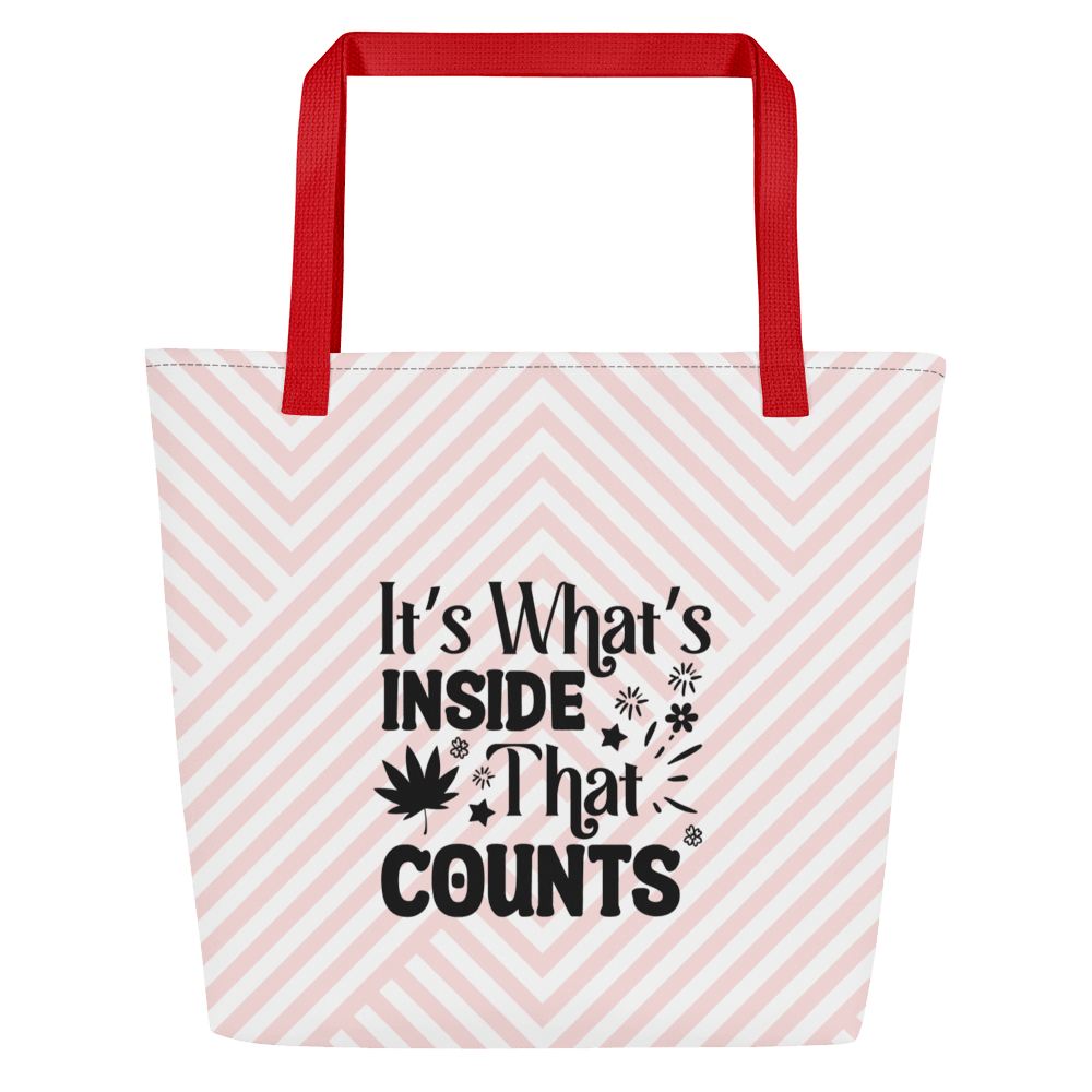 It's What's Inside Large Tote Bag - L & M Kee, LLC