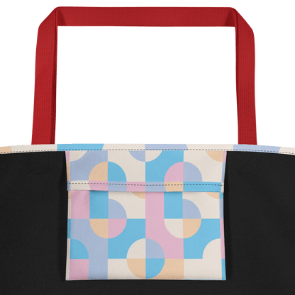 Too Many Tabs Large Tote Bag - L & M Kee, LLC