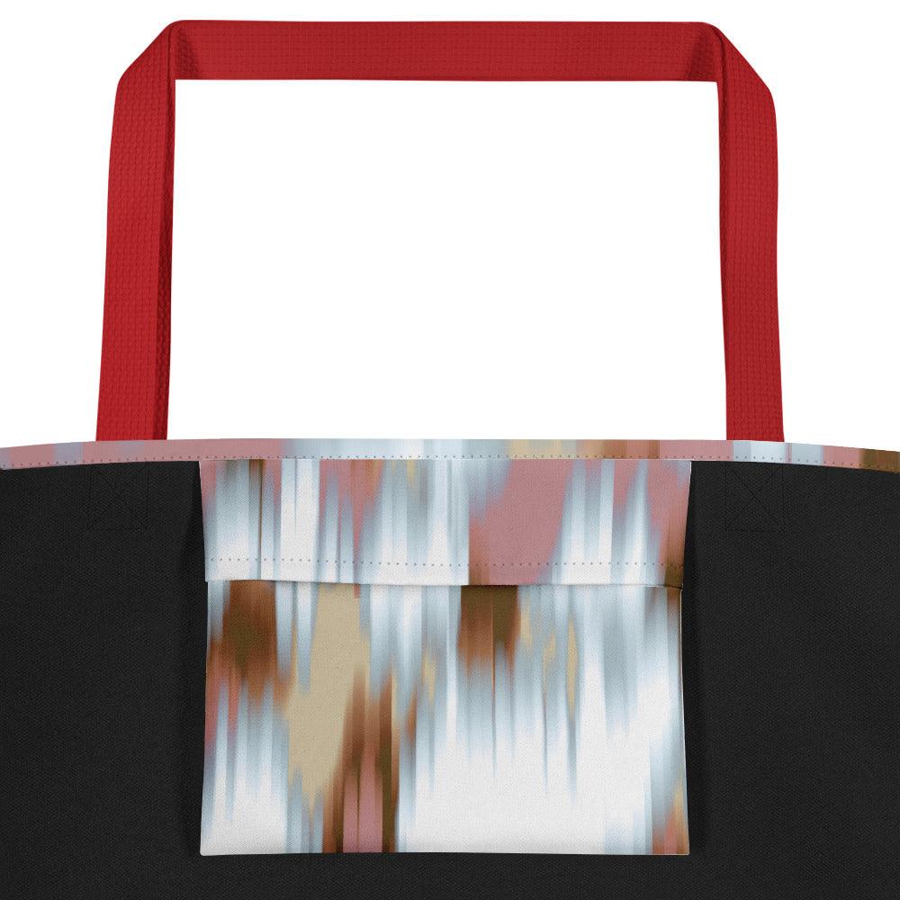 Basset Hound Love Large Tote Bag - L & M Kee, LLC