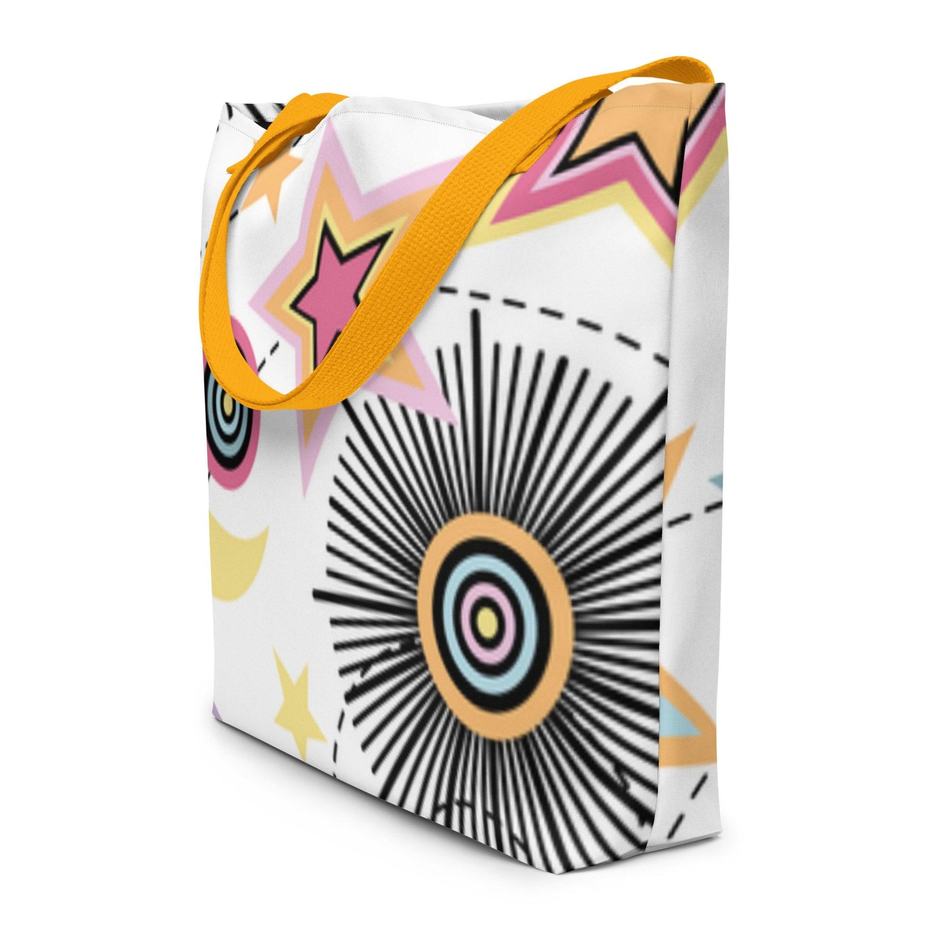 Stars and Flowers Tote - L & M Kee, LLC