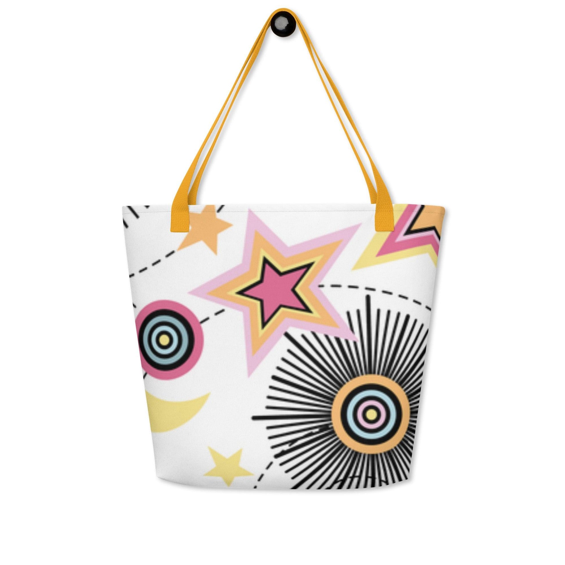 Stars and Flowers Tote - L & M Kee, LLC