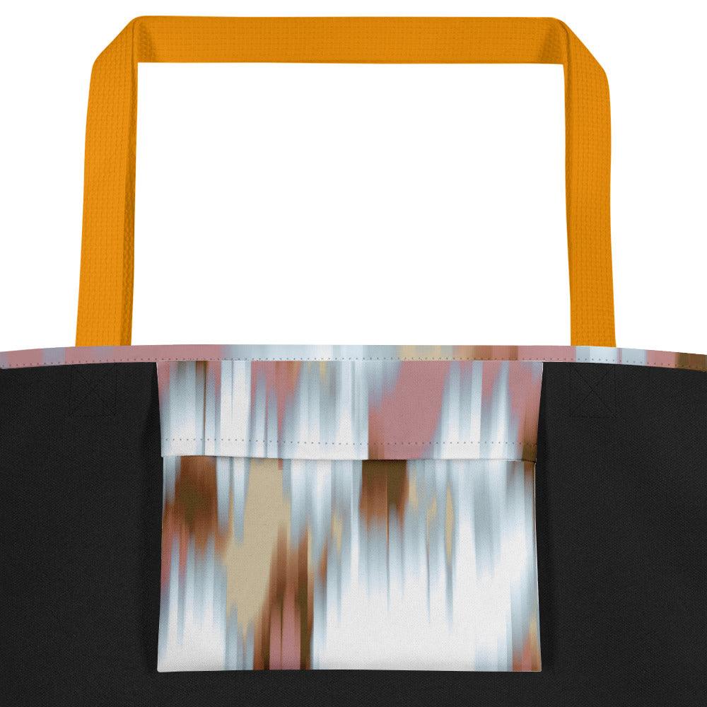 Basset Hound Love Large Tote Bag - L & M Kee, LLC