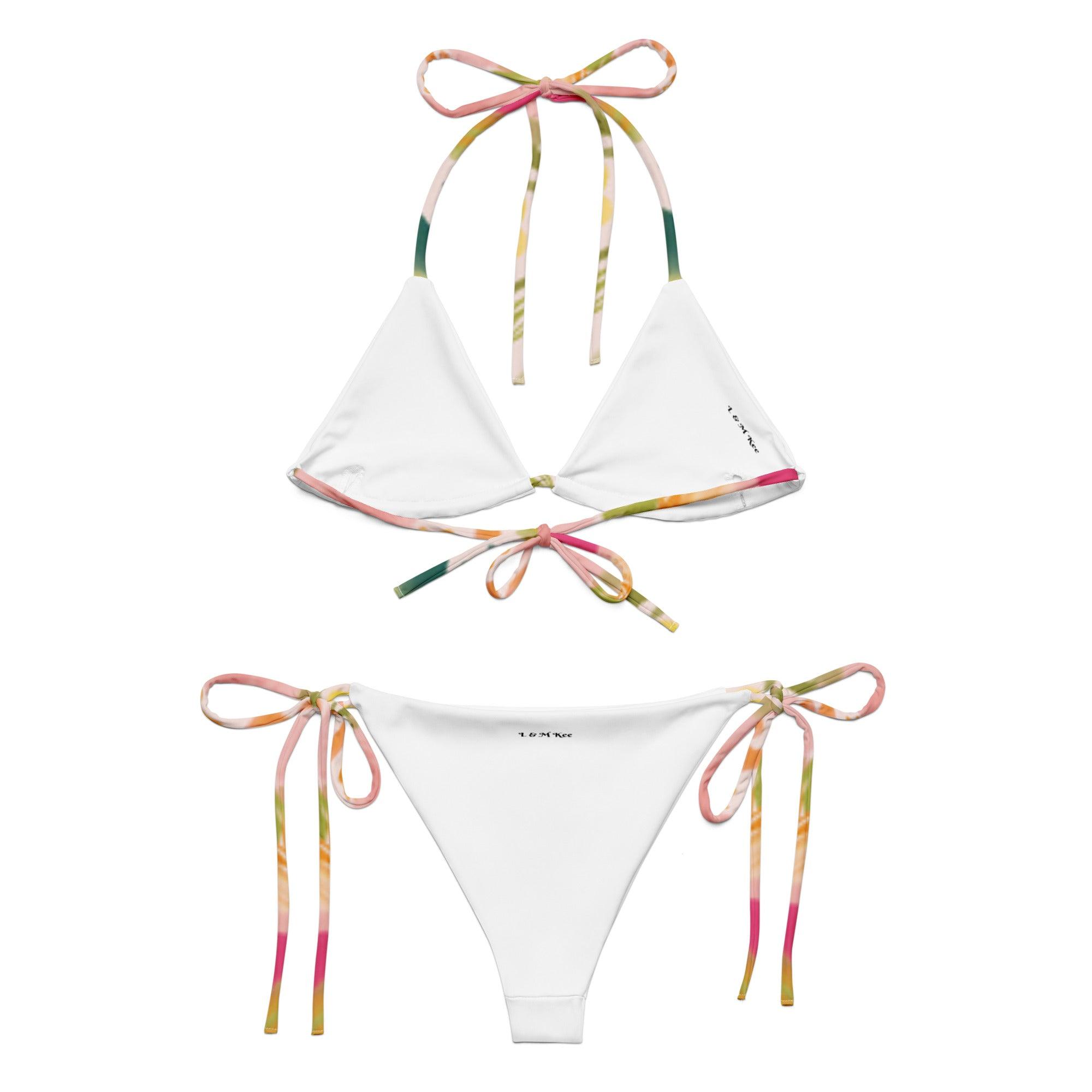 Floral String Bikini - L & M Kee, LLC