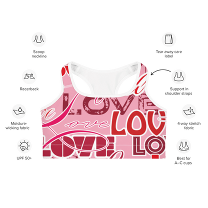 Love Sports bra - L & M Kee, LLC