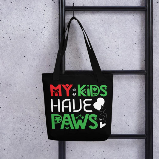 Kids Have Paws Tote bag - L & M Kee, LLC