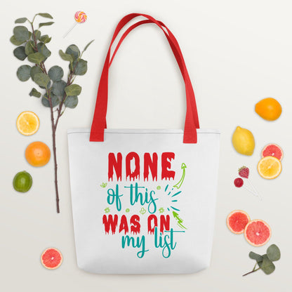 None of This On My List Tote bag - L & M Kee, LLC