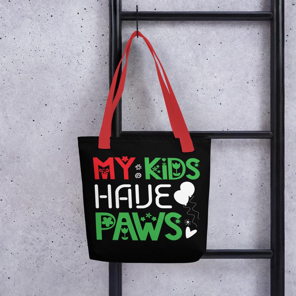 Kids Have Paws Tote bag - L & M Kee, LLC