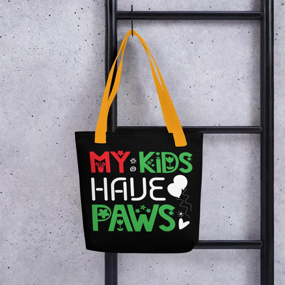 Kids Have Paws Tote bag - L & M Kee, LLC