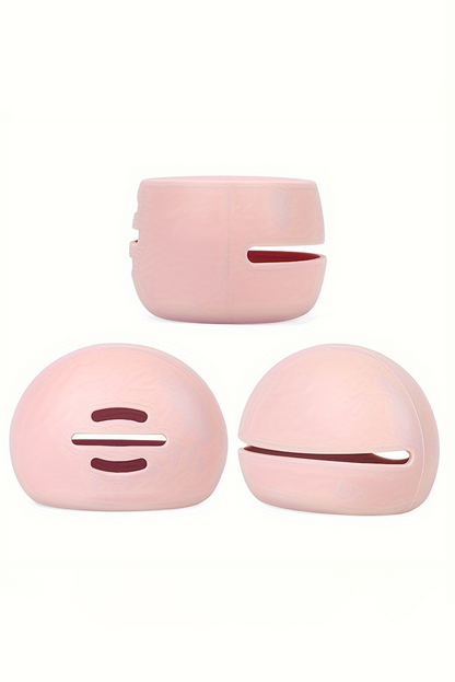 Light Pink Makeup Blender Silicone Travel Storage Case