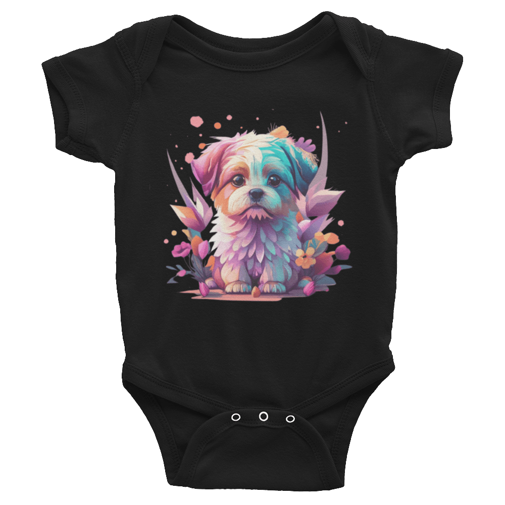 Cute Puppy Infant Bodysuit - L & M Kee, LLC