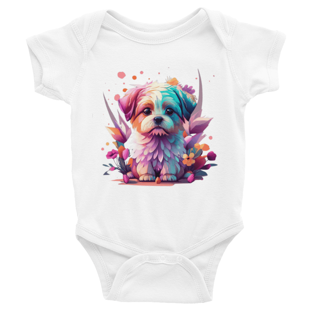 Cute Puppy Infant Bodysuit - L & M Kee, LLC