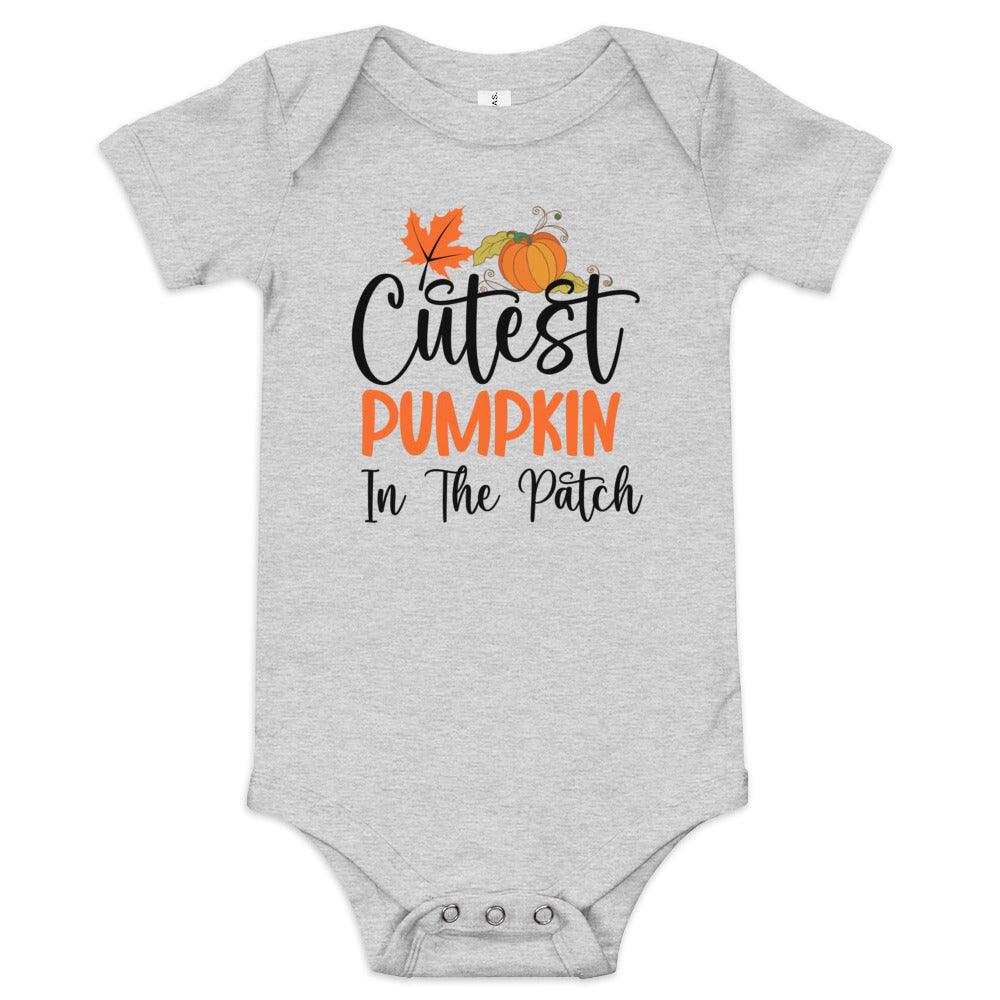 Cutest Pumpkin Baby short sleeve one piece - L & M Kee, LLC