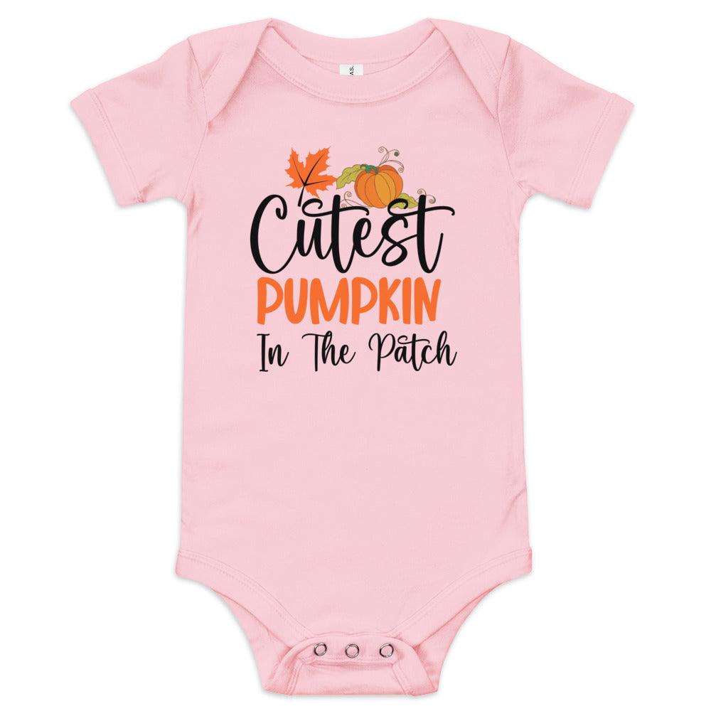 Cutest Pumpkin Baby short sleeve one piece - L & M Kee, LLC