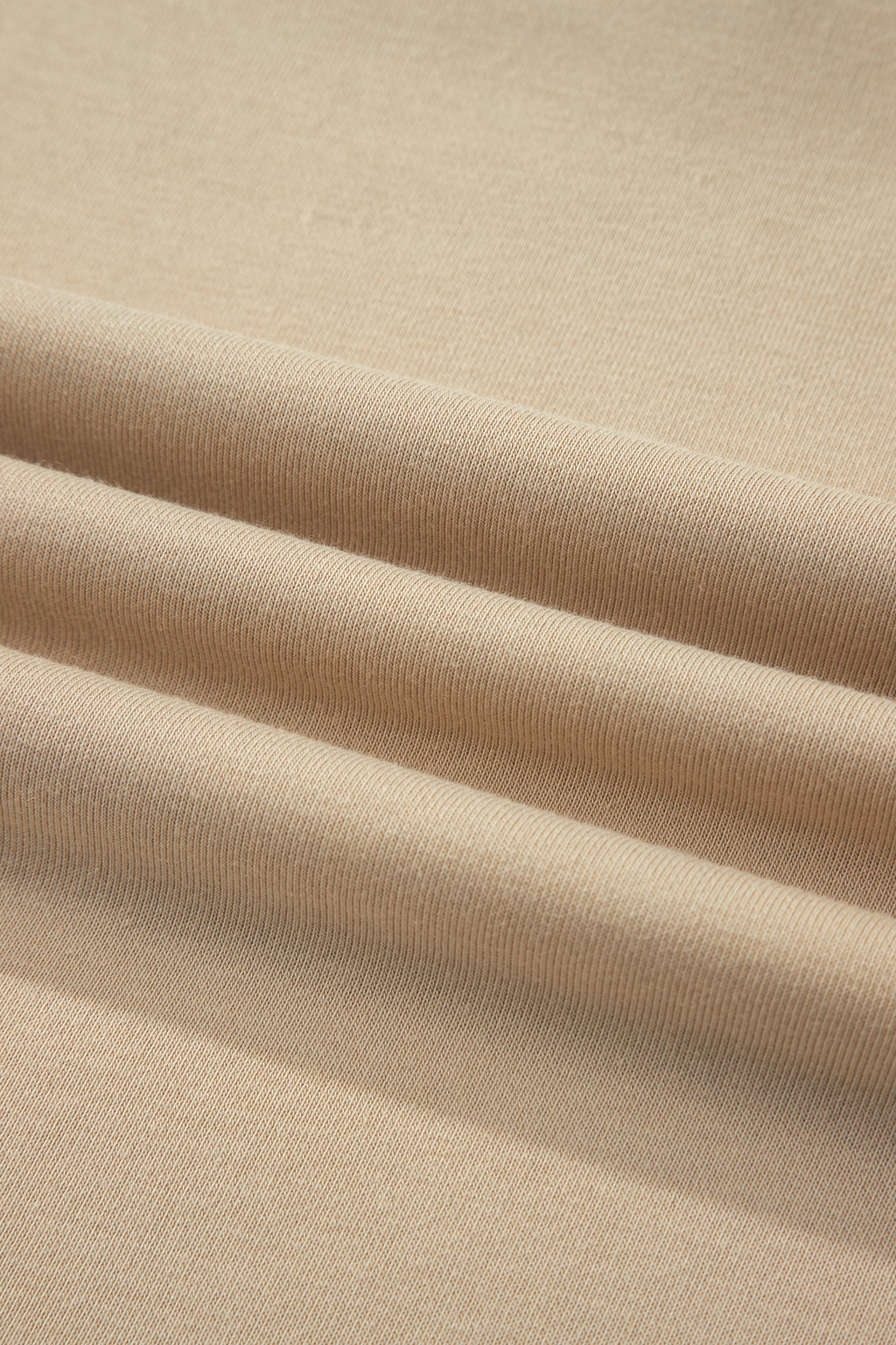 Parchment Striped Raglan Sleeve Notched Neck Raw Edge Plus Size Jumper