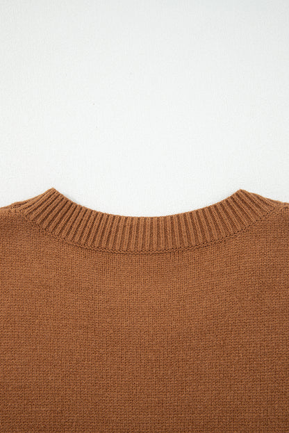 Light Grey See You Cowboy Embroidered Western Graphic Sweater