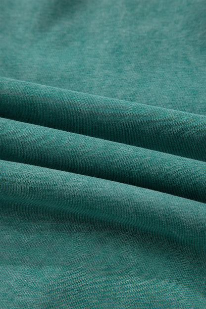 Canton Half Zip Kangaroo Pocket Mineral Wash Baggy Hoodie