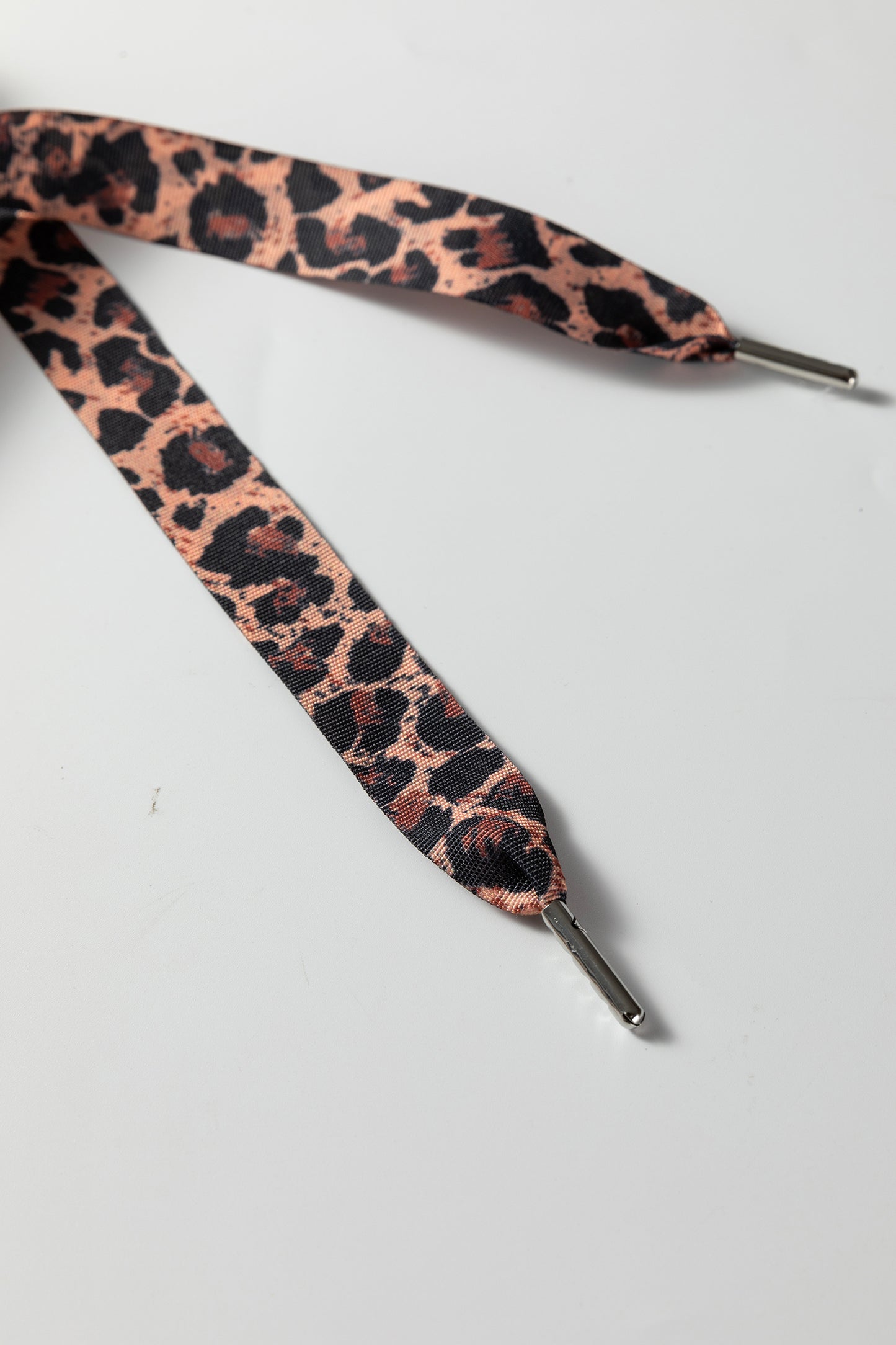 Parchment Thermal Textured Leopard Drawstring Baggy Hoodie