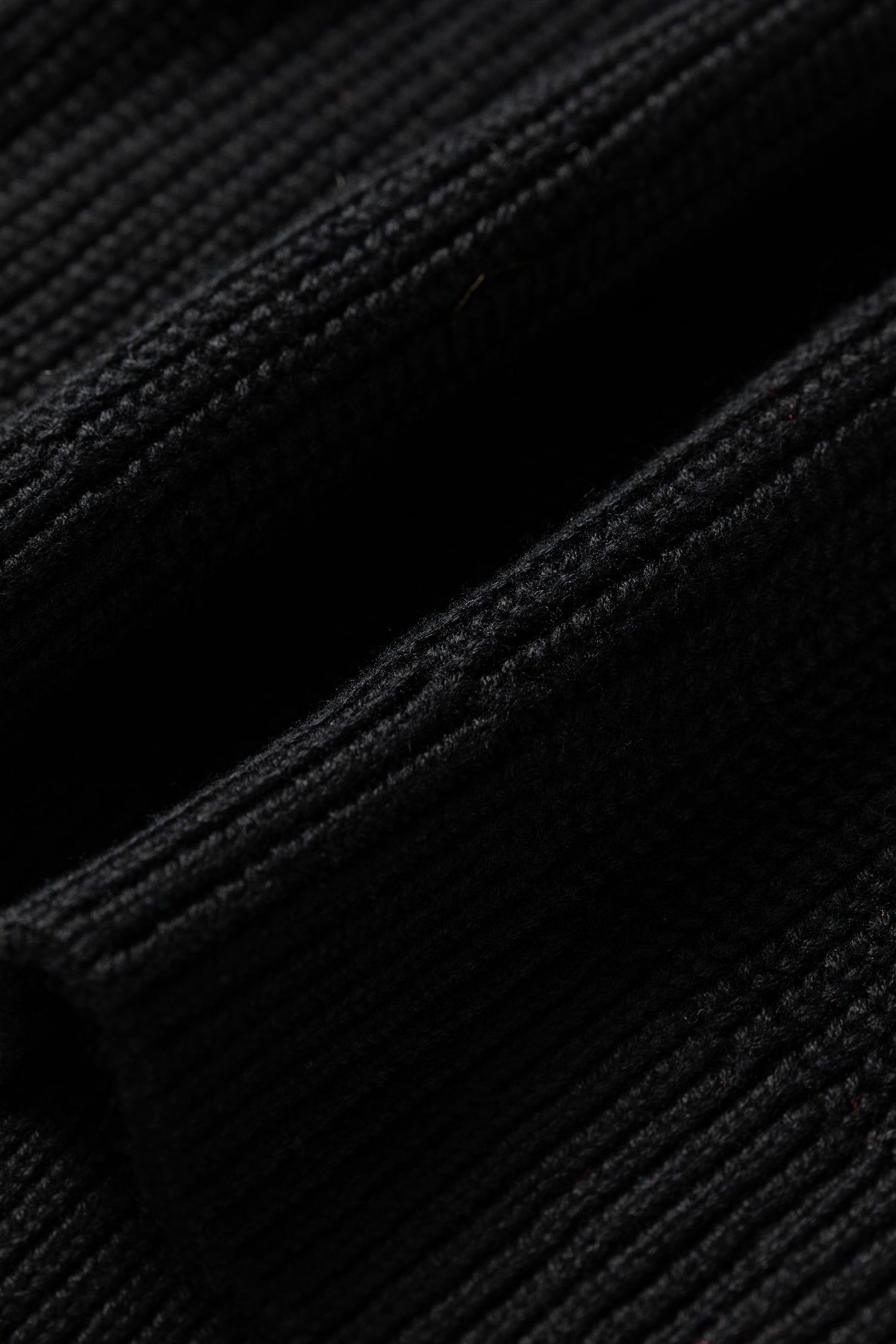 Black Contrast Striped Trim V Neck Drop Shoulder Sweater