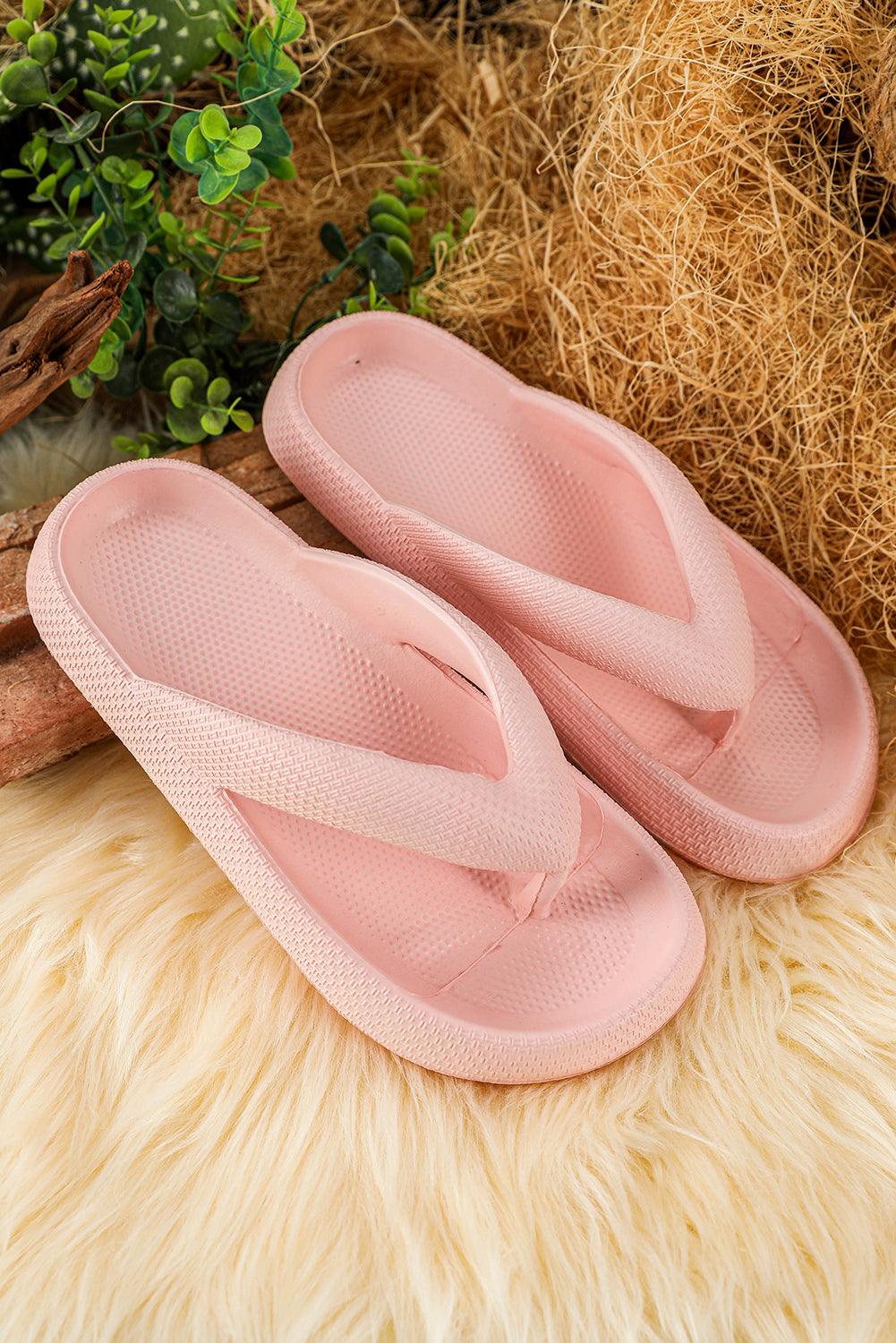 Pink Soft EVA Flip Flops - L & M Kee, LLC