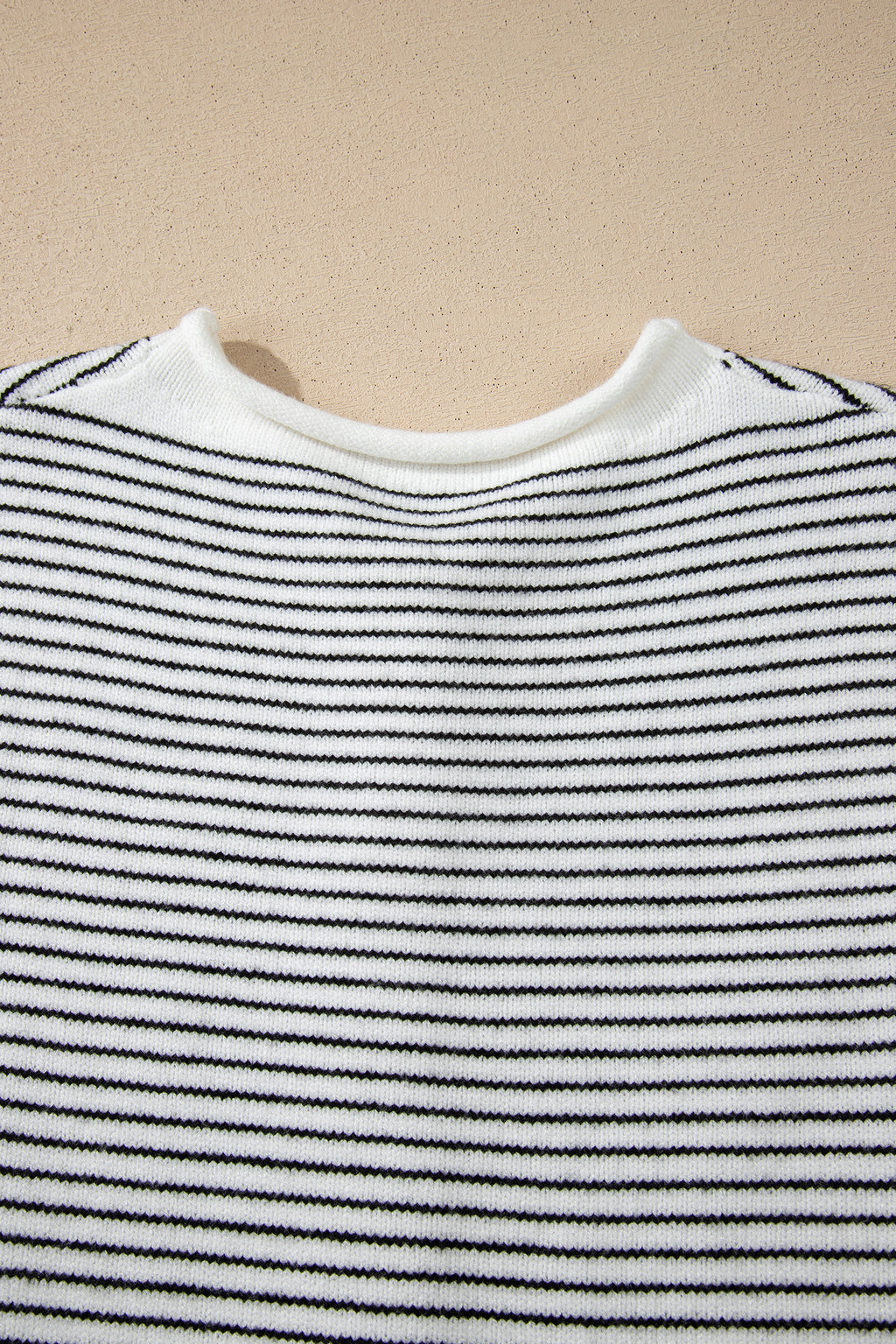 Black Stripe Contrast Trim Cap Sleeve Button Down Casual Cardigan