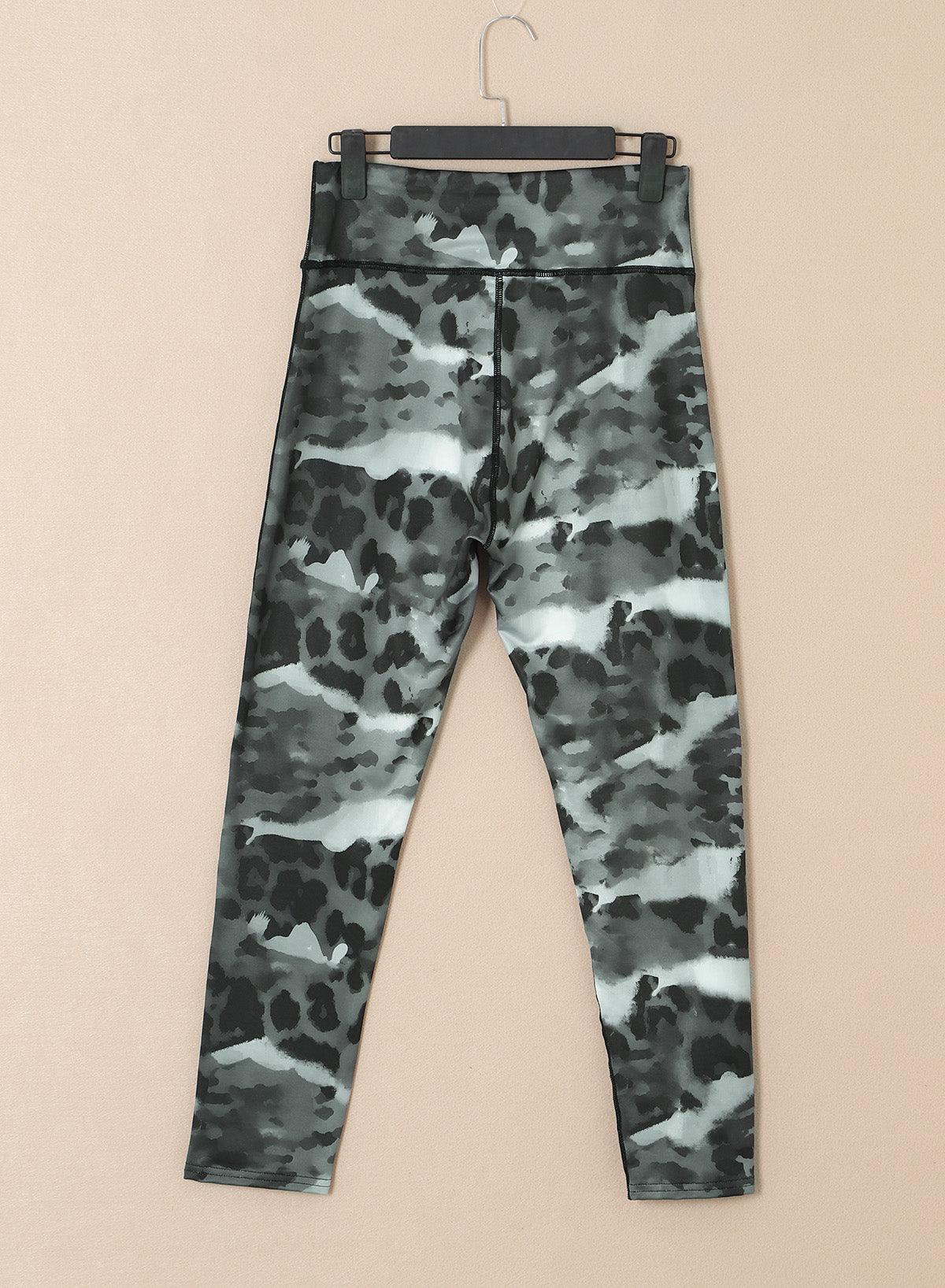 Leopard Animal Print Ripped Knee Leggings - L & M Kee, LLC